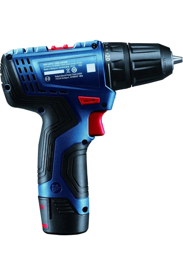 Bosch Gsr 120-li 2 Ah 12v Akülü Vidalama Şarjlı Matkap + 23 Parça Matkap Ve Vidalama Ucu Seti ürün görseli 1