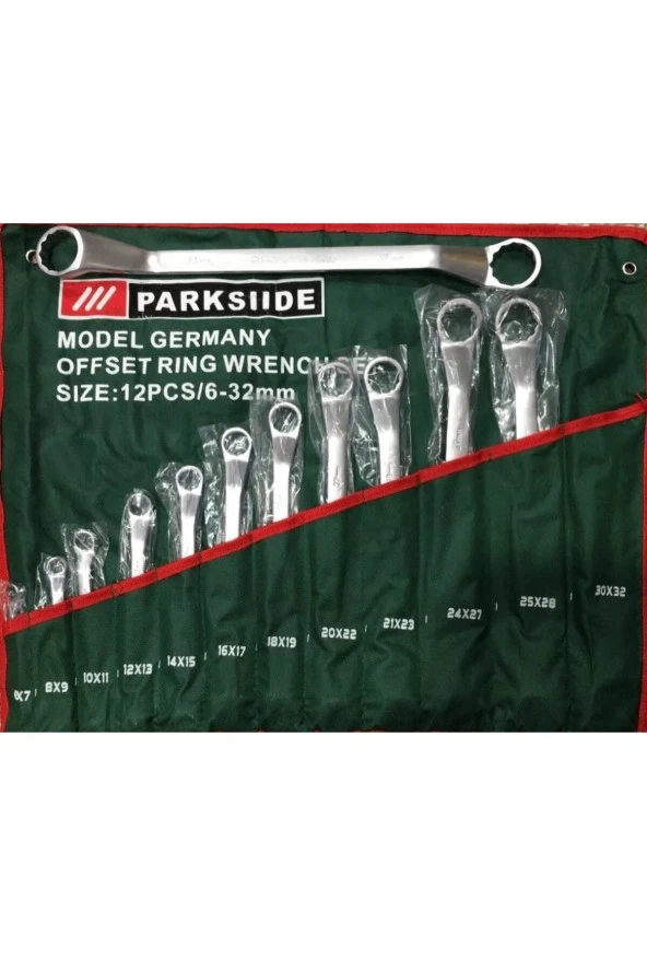 Parkside 12'li Yıldız Anahtar Takımı (6x7 - 30x32) ürün görseli 1