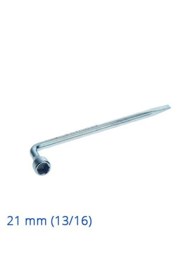 İzeltaş 1940 Bijon Anahtarı Pipo Tipi 21mm (Tornavida Ağızlı) ürün görseli 1