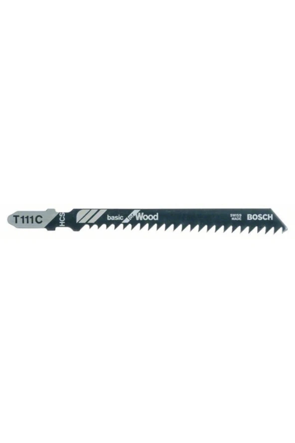 Bosch T 111 C Basic For Wood 5'li Dekupaj Testeresi Bıçağı T 111 C ürün görseli 1