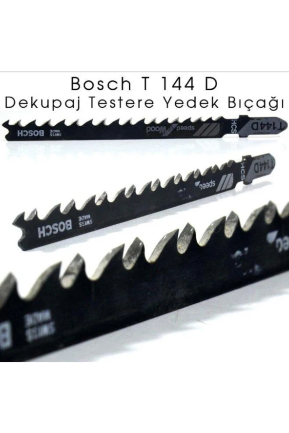 Bosch T 144 D Hızlı Kesim Serisi Dekupaj Testere Yedek Bıçağı ürün görseli 1