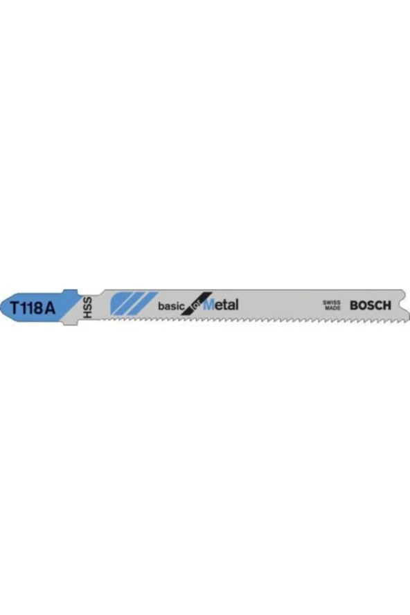 Bosch T 118 A Basic For Metal 5'Li Dekupaj Testeresi Bıçağı ürün görseli 1