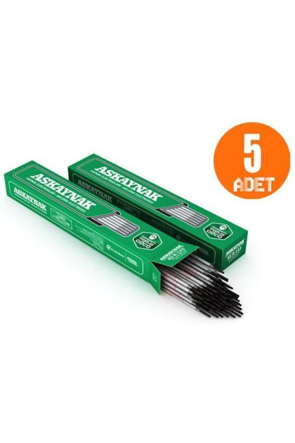 Askaynak As Pik 55 Döküm Pik Demir Kaynak Elektrod 2,5 Mm 30 Cm 5 Çubuk ürün görseli 1