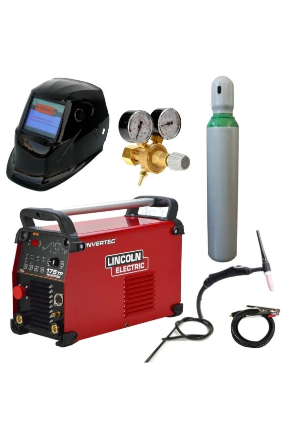 Lincoln Electric Invertec 175-tp Hava Soğutmalı Dc Pulse Argon Tıg Kaynak Makinesi Set ürün görseli 1