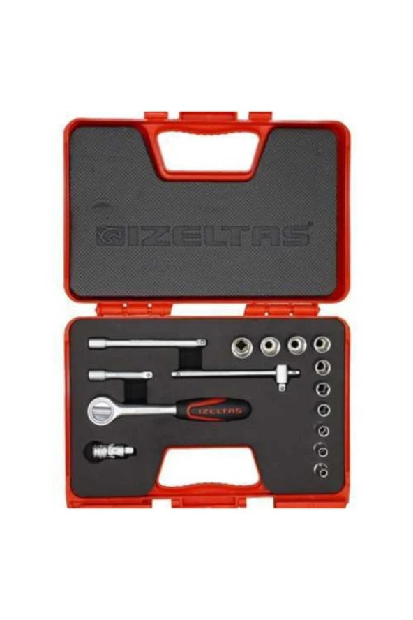 İzeltaş Altı Köşe Lokma Anahtar Takımı 1/4" 15 Parça Mm ürün görseli 1