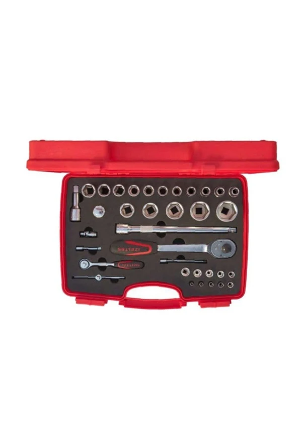 İzeltaş 1113 00 1038 Lokma Takımı 1/4 - 1/2" 35 Parça ürün görseli 1