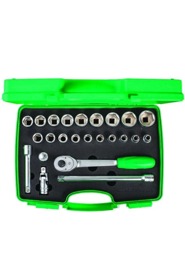 Elta 1115 Altı Köşe Lokma Anahtar Takımı 24 Parça 1/2'' ürün görseli 1