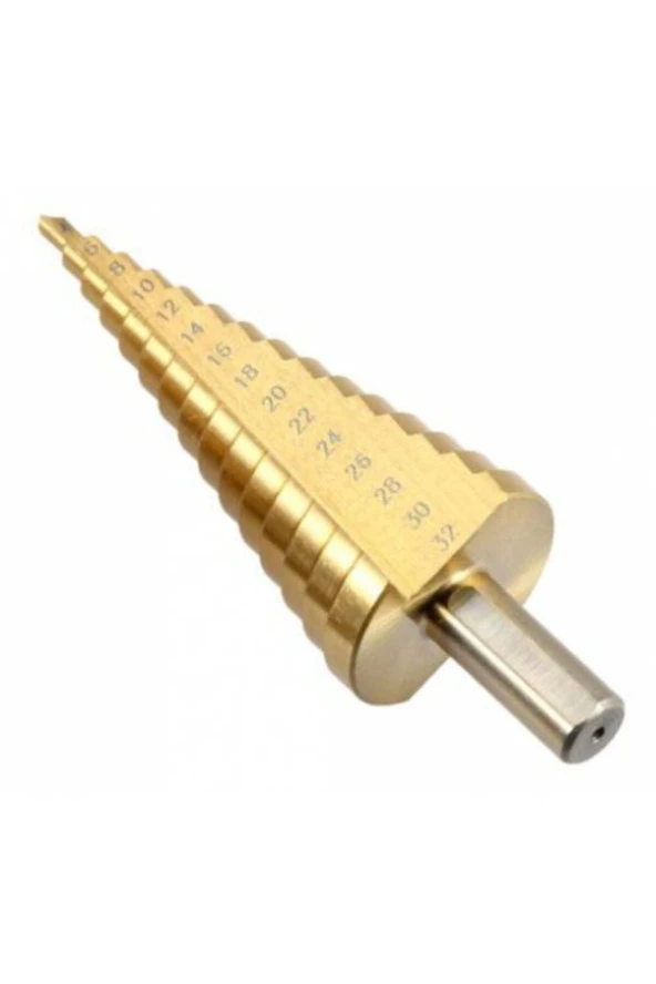 Kademeli Matkap Ucu 4-32 Mm Sarı Titanyum Kozalak ürün görseli 1