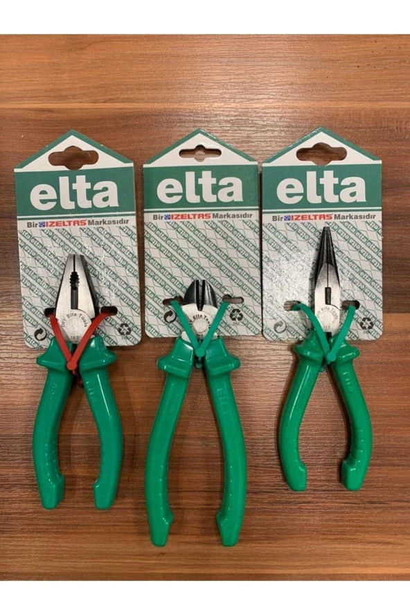 Elta 160 Mm Pense , Yan Keski , Kargaburun Seti 3 Parça ürün görseli 1