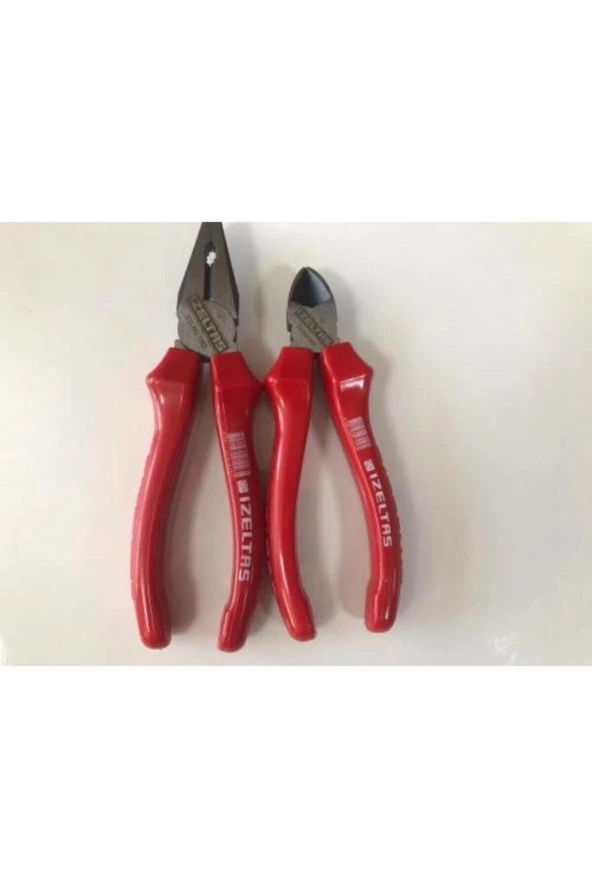 İzeltaş Pense 180 mm Yan Keski 160 mm 2 'Li Set ürün görseli 1