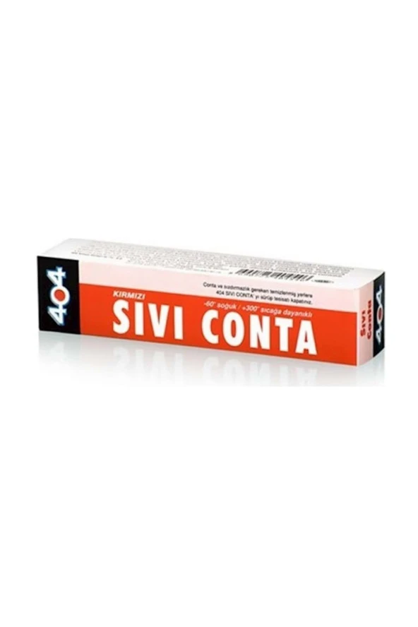 404 Sıvı Conta Kırmızı 80 Gr ürün görseli 1