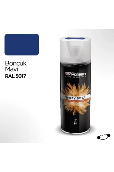 Polisan P7010 Akrilik Sprey Boya 400 ml Boncuk Mavi Ral 5017 ürün görseli 1