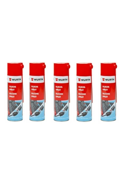 Würth Silikon Sprey 500 Ml X5 I Bi Yerde ürün görseli 1