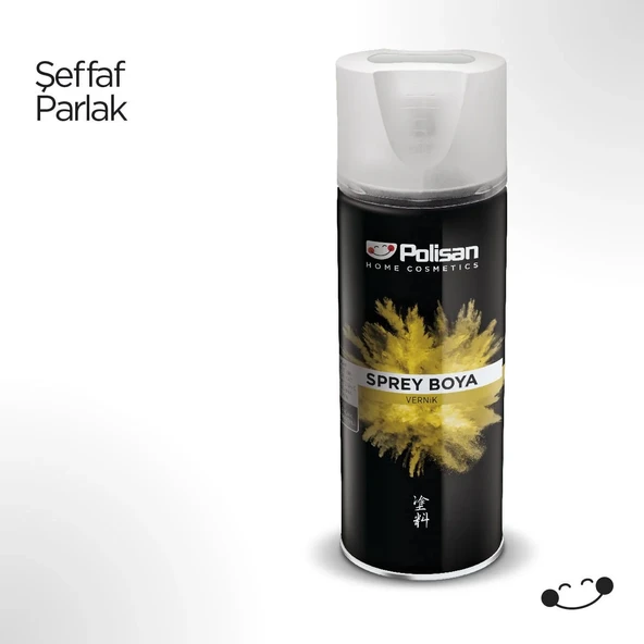 Polisan Sprey Boya Parlak Vernik 400ml ürün görseli 1