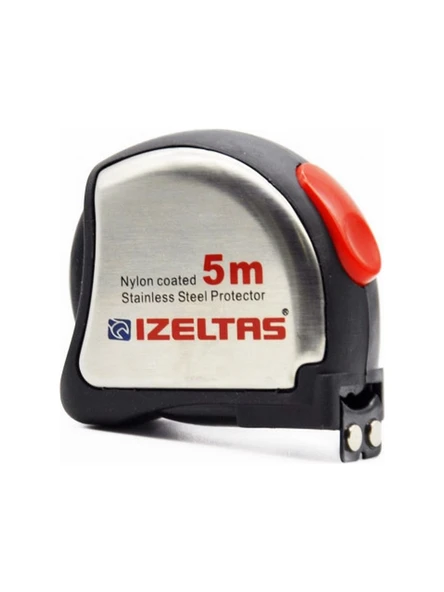 İzeltaş 0588150015 Şerit Metre Krom 5 M ürün görseli 1
