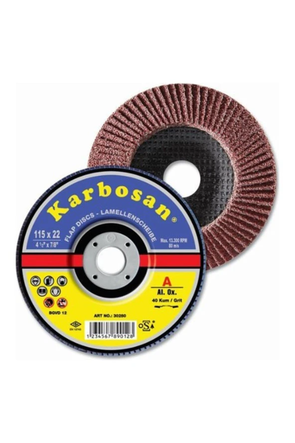115 Flap Disk Nk 40 ürün görseli 1