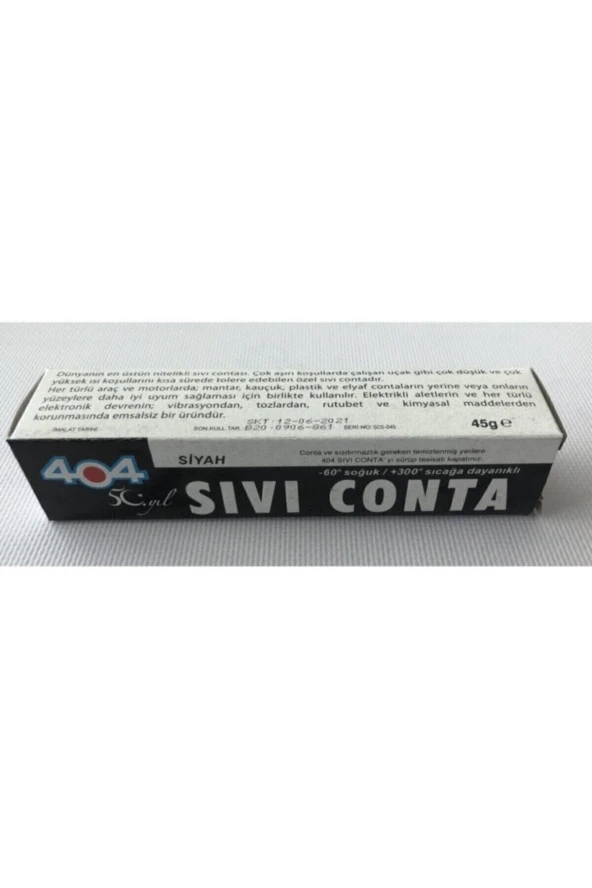 404 Sıvı Conta 45 Gr. Siyah ürün görseli 1