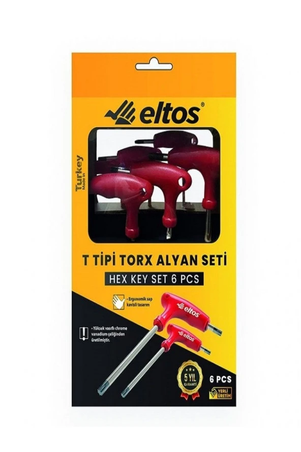 Ahtapot 6 Lı Torx T Alyan Seti ürün görseli 1