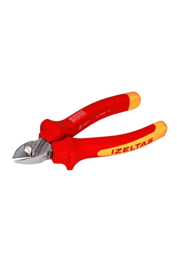 Yan Keski Elektrikçi Izoleli, 1000 V, Kırmızı/siyah, 180 Mm ürün görseli 1