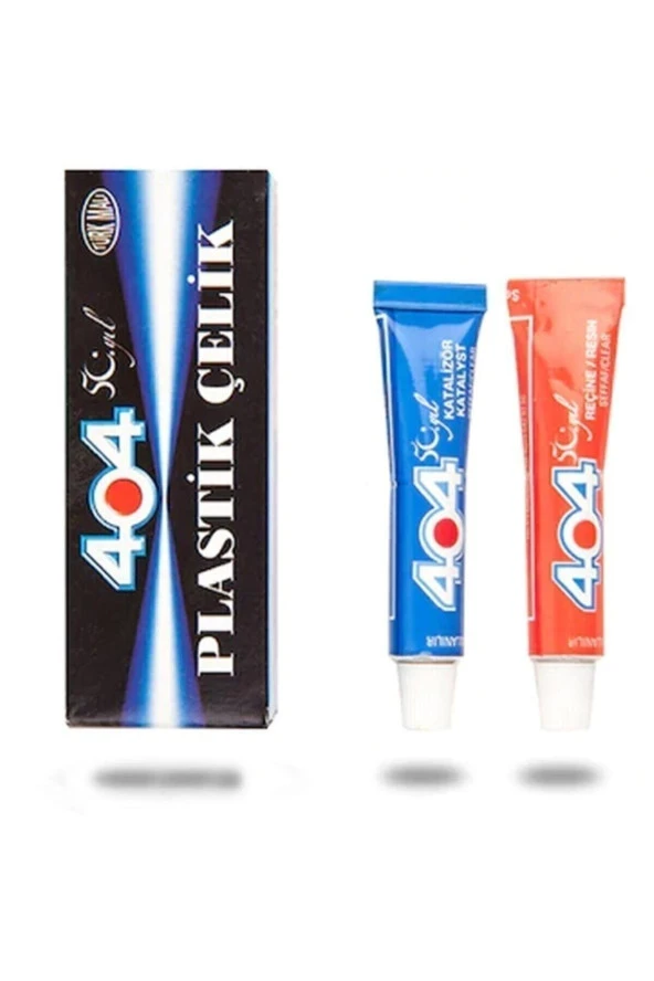 404 Epoksi Plastik Çelik Çift Karışım Şeffaf Yapıştırıcı 16 Gr ürün görseli 1