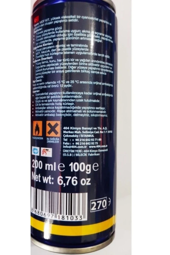 404 Mdf Yapıştırıcı - Hızlı Yapıştırıcı 400 Ml ürün görseli 1