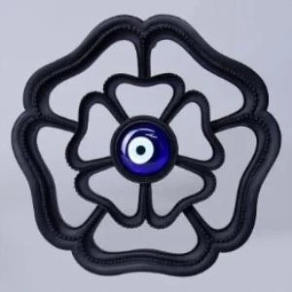 SELİM DEKOR CLOVER BÜYÜK NAZARLIK SİYAH ürün görseli 1
