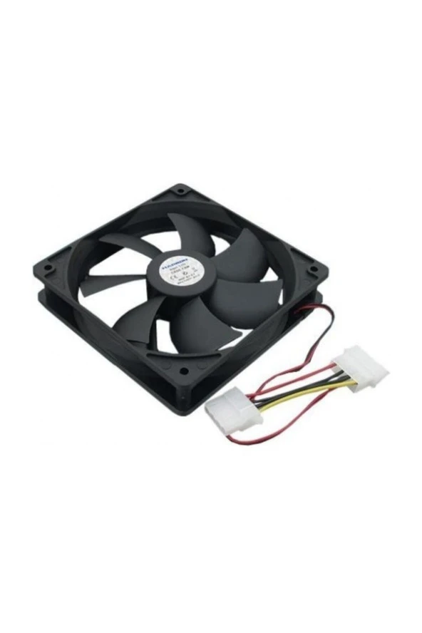 Hd2501 8 Cm Siyah Sessiz Kasa Fanı ürün görseli 1