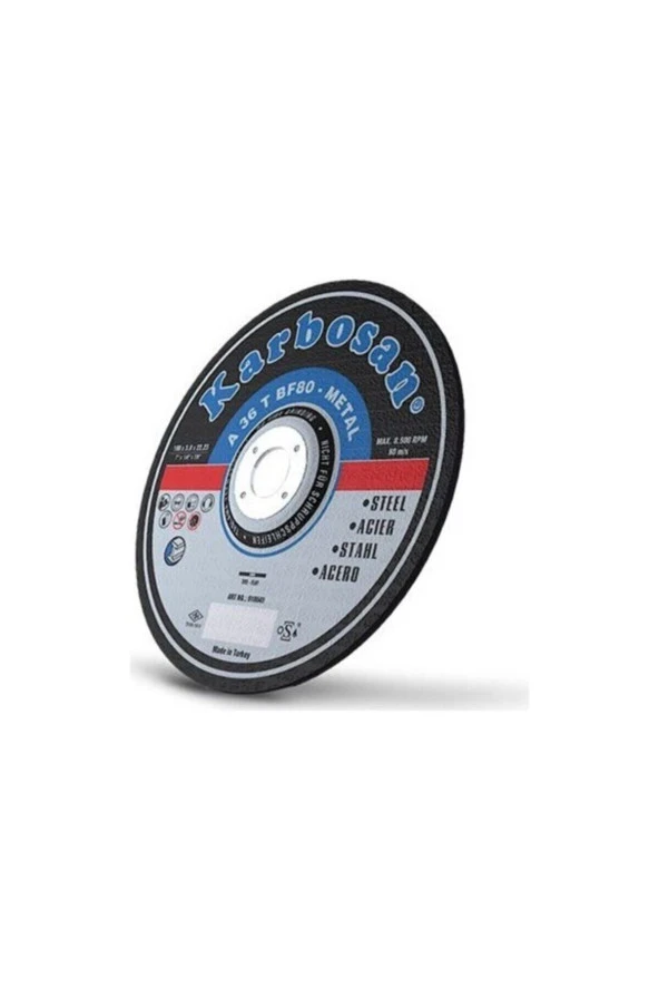 Karbosan Metal (nk) Kesme Diskleri 230x3.0x22.23 Mm(25'li) ürün görseli 1