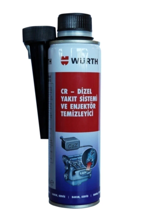 Würth Skt: 2026 Yeni Seri Vuruntuyu Ve Enjektördeki Kalıntıyı Yok Eden Enjektör Temizleyici 300 ml ürün görseli 1