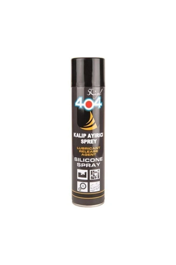 404 Silikonlu Kalıp Ayırıcı Ve Yağlayıcı Sprey 400 ml ürün görseli 1