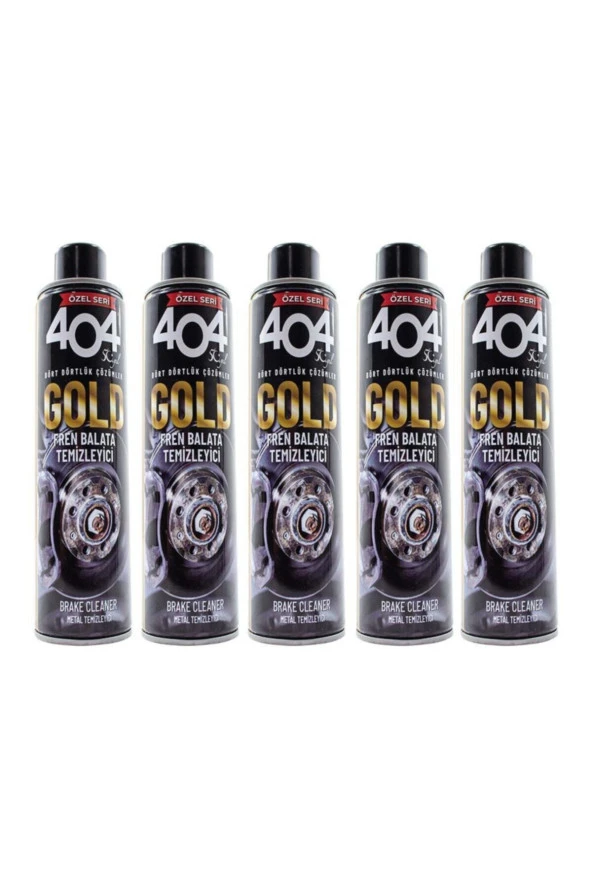 Fren Balata Temizleme Spreyi Gold Özel Seri 500 ml 5 Adet ürün görseli 1