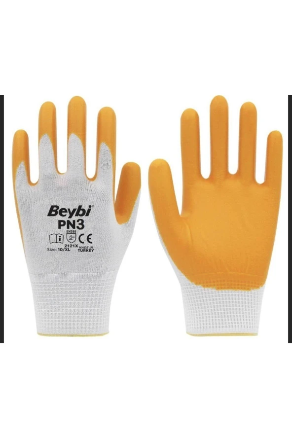 Beybi Pn3 İşçi Eldiveni 1 Çift 10 Numara XL ürün görseli 1