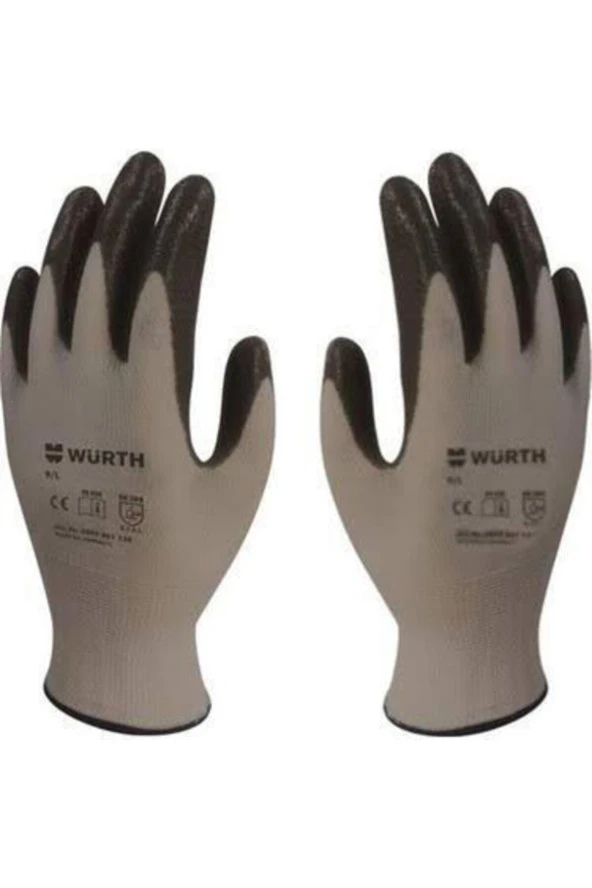 Würth İş Güvenliği Eldiveni Mekanikçi Siyah No 9/l ürün görseli 1