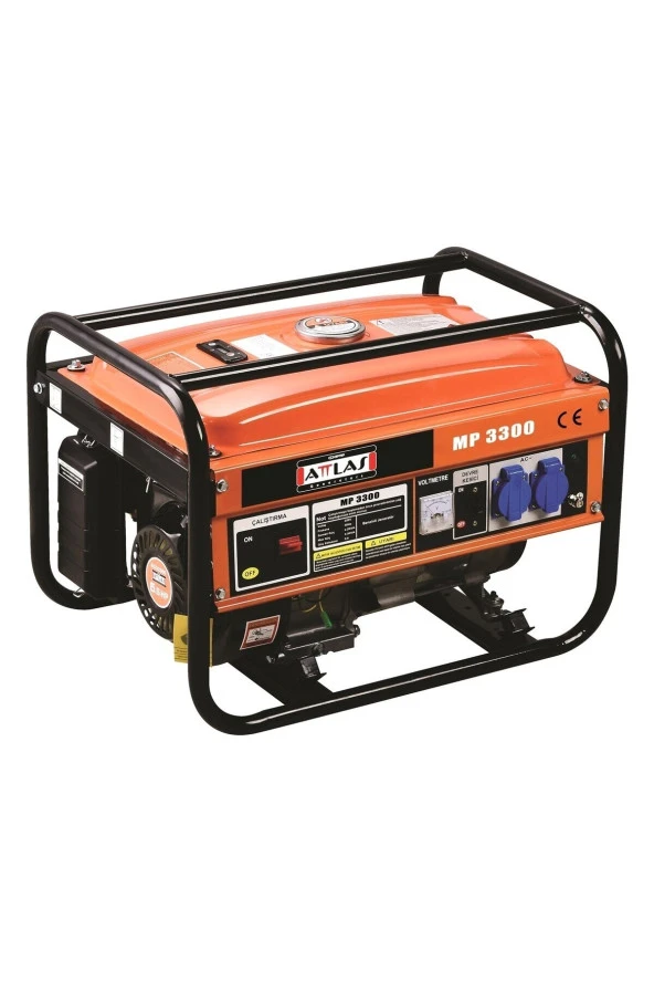 Mp 3300 3 Kva Ipli Benzinli Jeneratör 2750w 13 Lt ürün görseli 1
