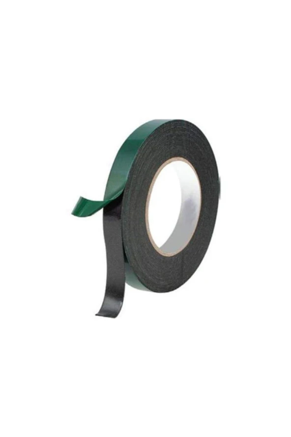 Çift Taraflı Köpük Bant 24 Mm X 10 Mt Siyah ürün görseli 1