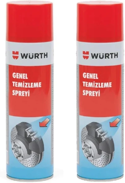Würth Genel Temizleme Spreyi 500ml (2'li) ürün görseli 1