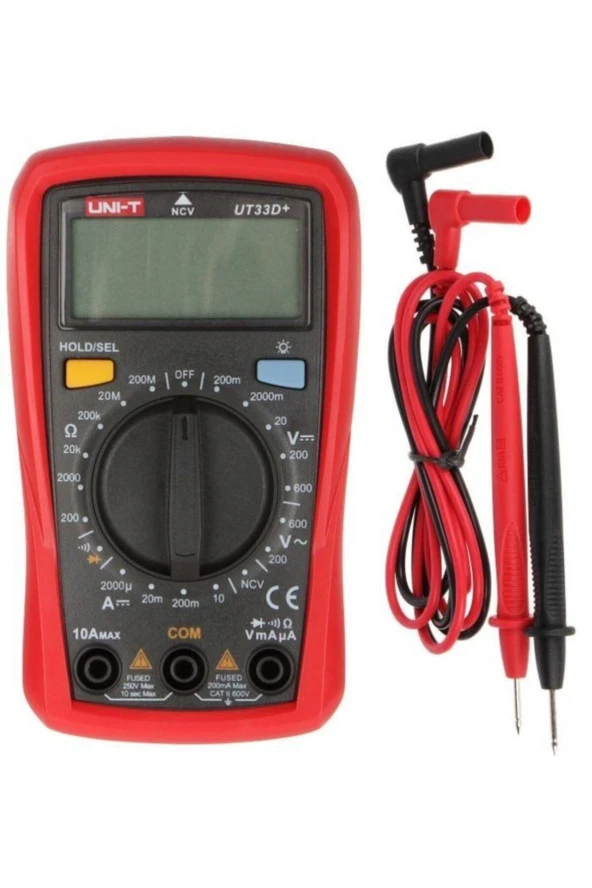 Unı-t Ut 33d+ Ncv Dijital Multimetre ürün görseli 1