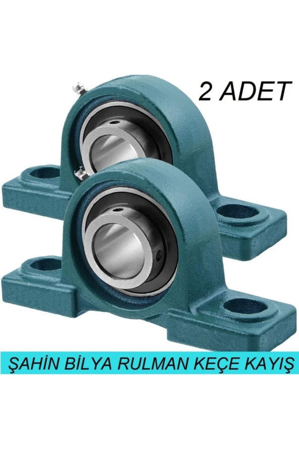 Ucp 208 Yataklı Rulman P208 Bilyalı Yatak 40mm Iç Ölçü (2.li Paket) ürün görseli 1