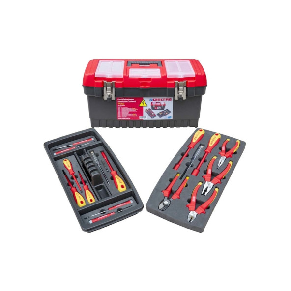 İzeltaş 8440 23 Parça Elektrikçi Set Plastik Takım Çantası ürün görseli 1
