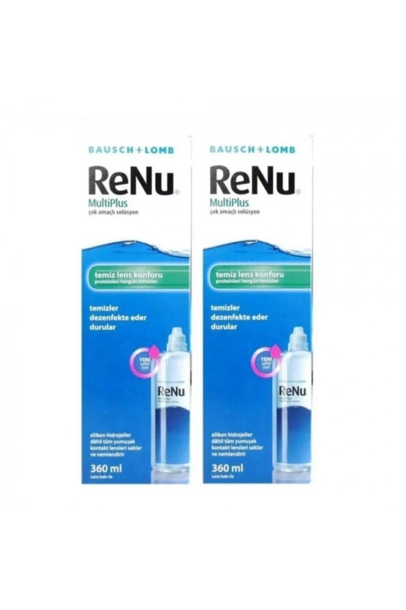 RENU Multiplus Lens Solüsyonu 2 X 360 ml (AVANTAJ PAKETİ) ürün görseli 1