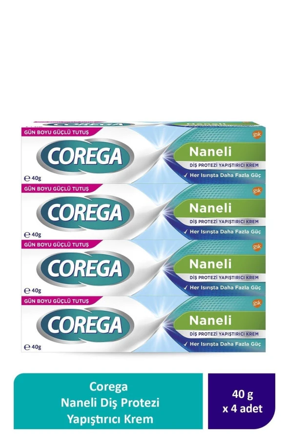 COREGA Süper Protez Yapıştırıcı Krem 40 Gr x4 Adet ürün görseli 1