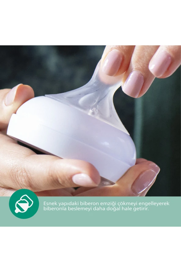 PHİLİPS AVENT Natural Response Doğal Tepkili PP 2'li Biberon Seti, 125ml, 0+ Ay & 260ml, 1+ Ay - Cam Değildir. ürün görseli 1