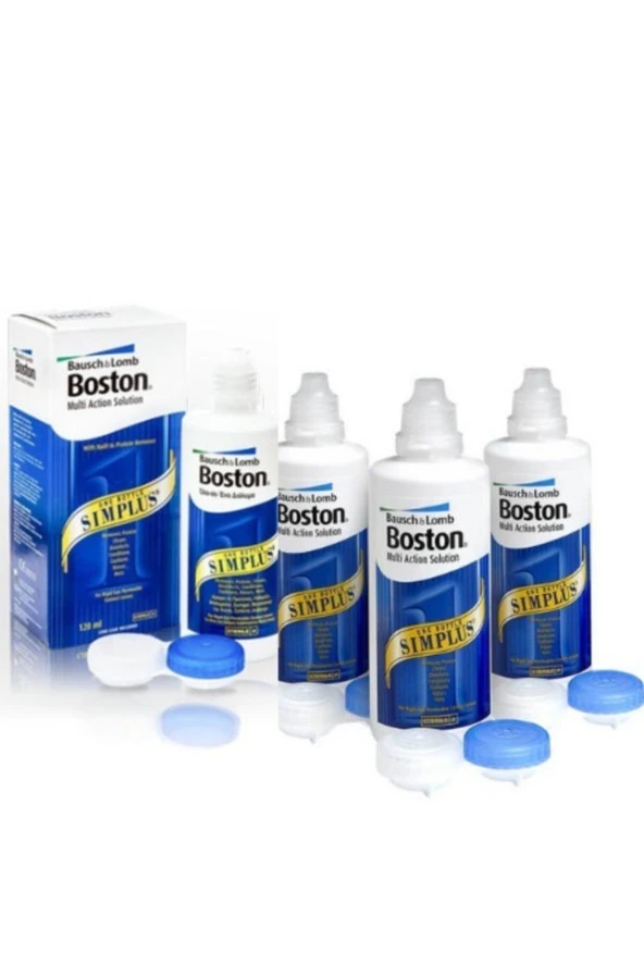BAUSCH & LOMB Boston Simplus Lens Solüsyonu 120 ml 4 Kutu ürün görseli 1