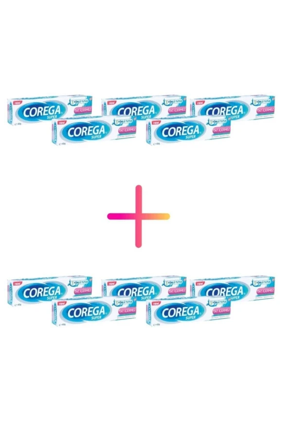 COREGA Super Diş Protezi Yapıştırıcı Krem Tatsız 40g X 10 Kutu ürün görseli 1