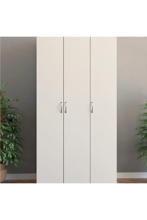 ÜNÜVAR KONSEPT White 3 Kapılı Gardırop ürün görseli 1