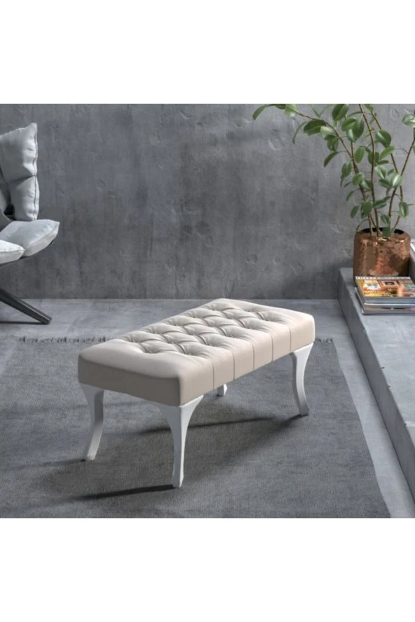 ÜNÜVAR KONSEPT Puf Bench - Bej ürün görseli 1