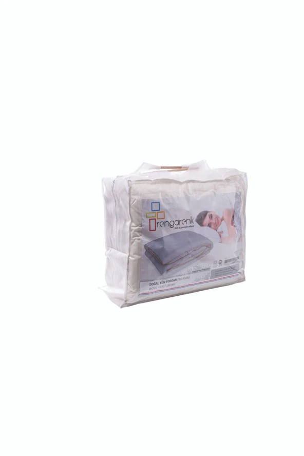 RENGARENK Natural Doğal Yün Yorgan 155x215 ürün görseli 1