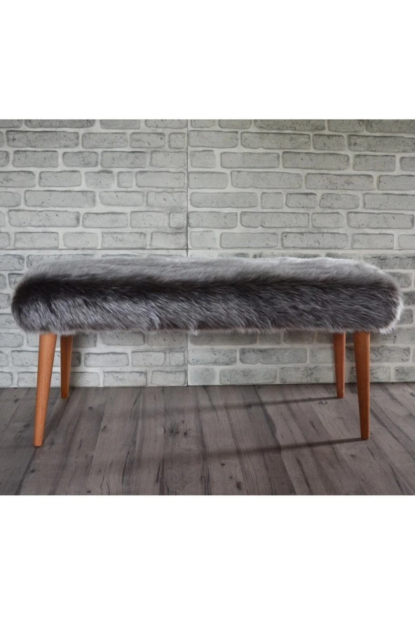 ÜNÜVAR KONSEPT Retro Bench Kahve Peluşk2 ürün görseli 1