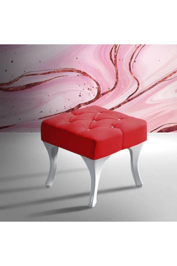 ÜNÜVAR KONSEPT Puf Bench - Kırmızık2 ürün görseli 1