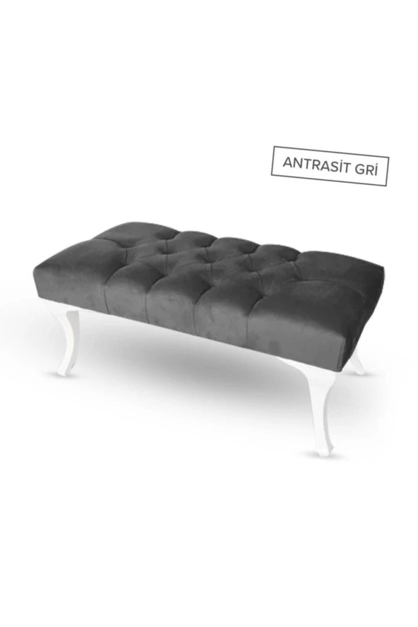 ÜNÜVAR KONSEPT Puf Bench - Antrasit Grik2 ürün görseli 1